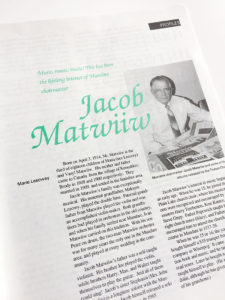 A story about Alberta choir conductor Jacob Matwiiw, a Storyphile people story example.