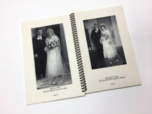 Inside pages from The Sacred Sacrament of Marriage book, a Storyphile editing project.